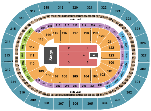 KeyBank Center Journey Seating Chart